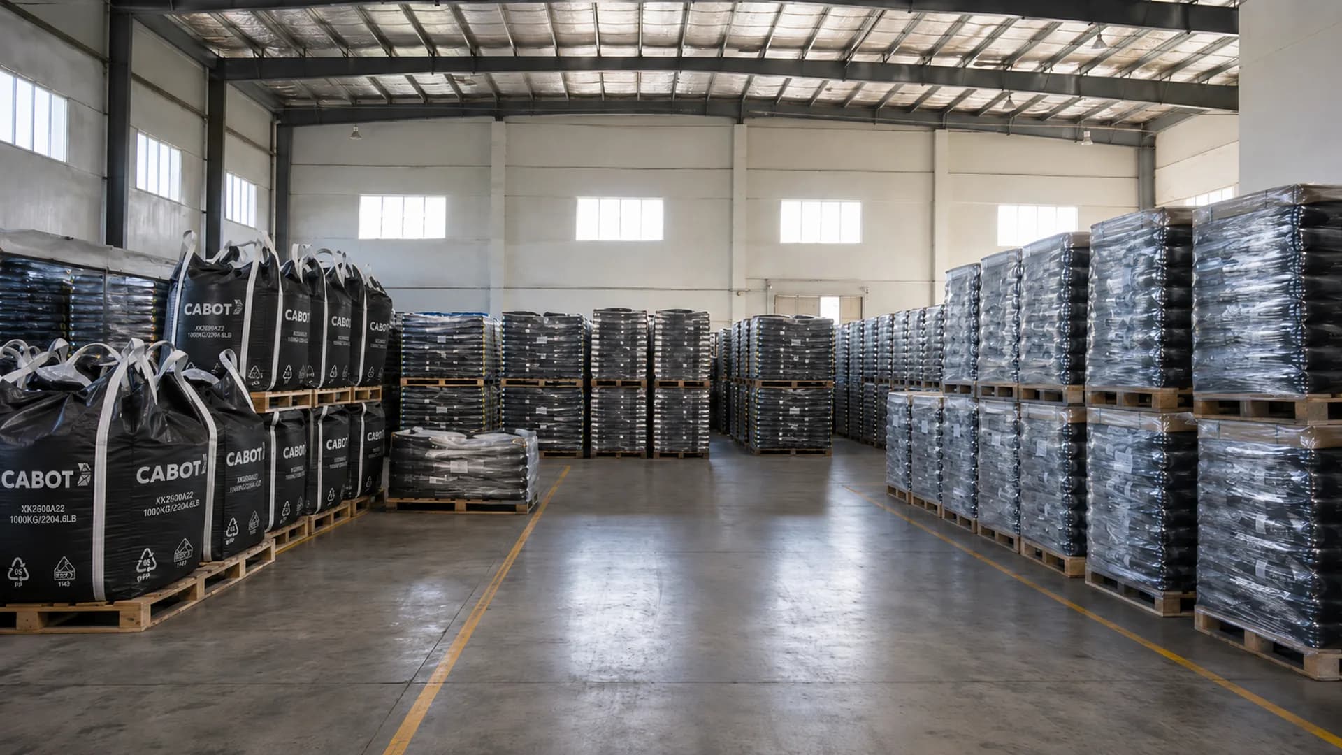 Cabot carbon black raw material warehouse at ZFH Huizhou factory