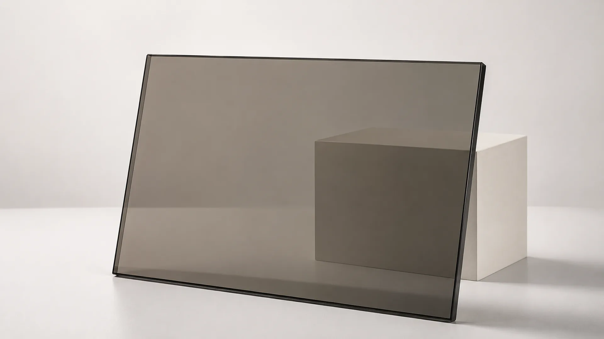 Transparent smoked-black polycarbonate panel — engineering plastics masterbatch by ZFH