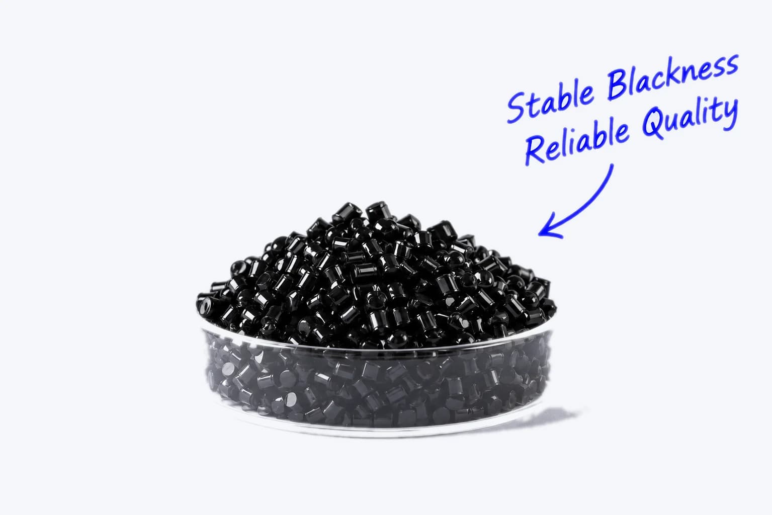 Standard PE/EVA black carbon black masterbatch granules