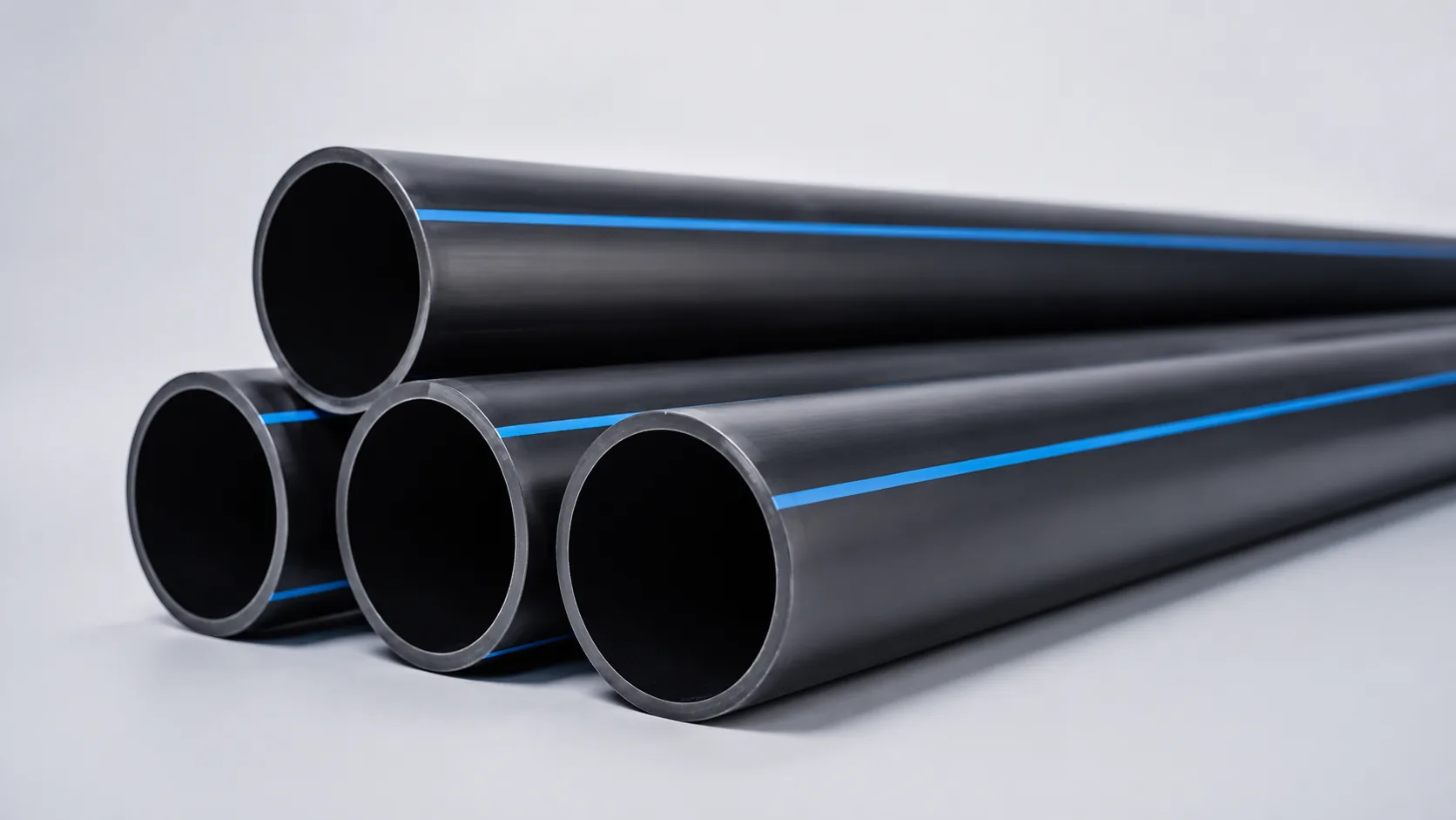 UV-stable black masterbatch HDPE pressure pipe